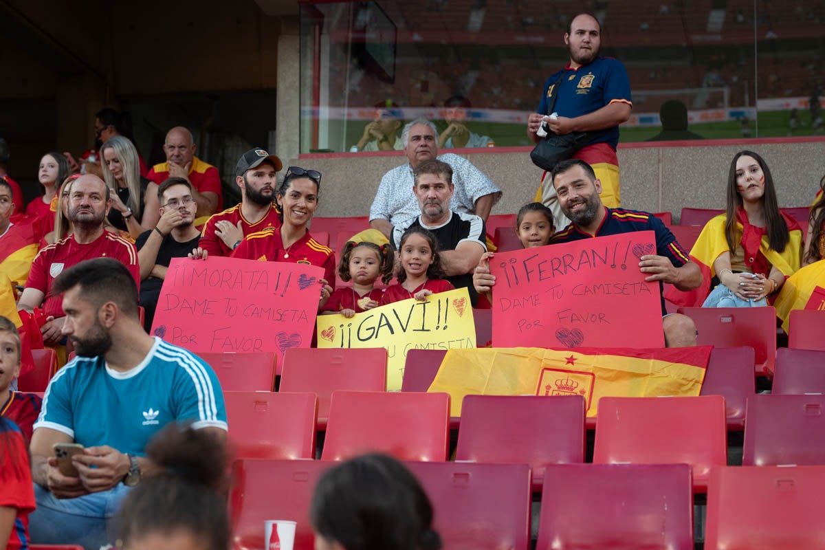 Búscate en la grada de Los Cármenes en el partido de &#039;la Roja&#039;