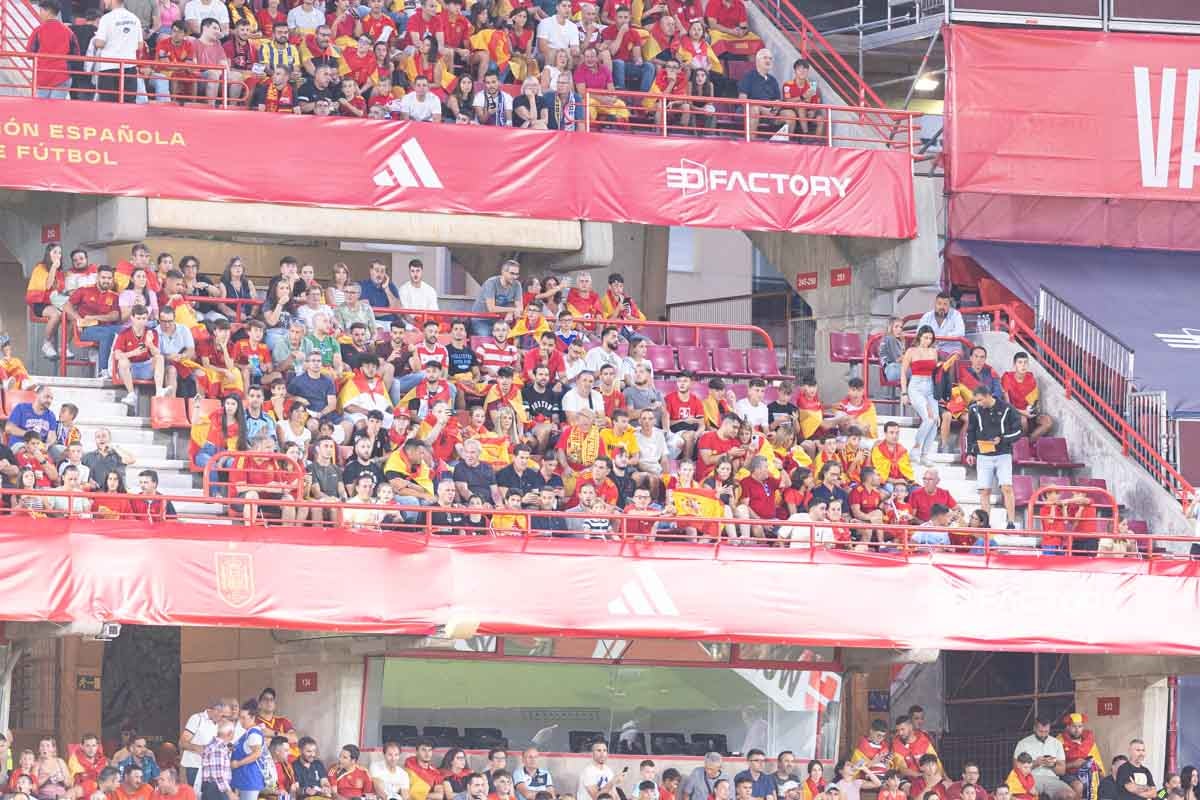 Búscate en la grada de Los Cármenes en el partido de &#039;la Roja&#039;