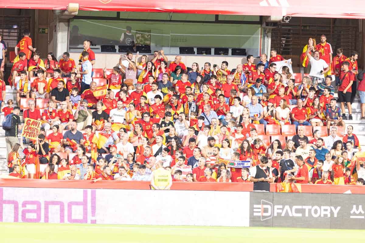 Búscate en la grada de Los Cármenes en el partido de &#039;la Roja&#039;