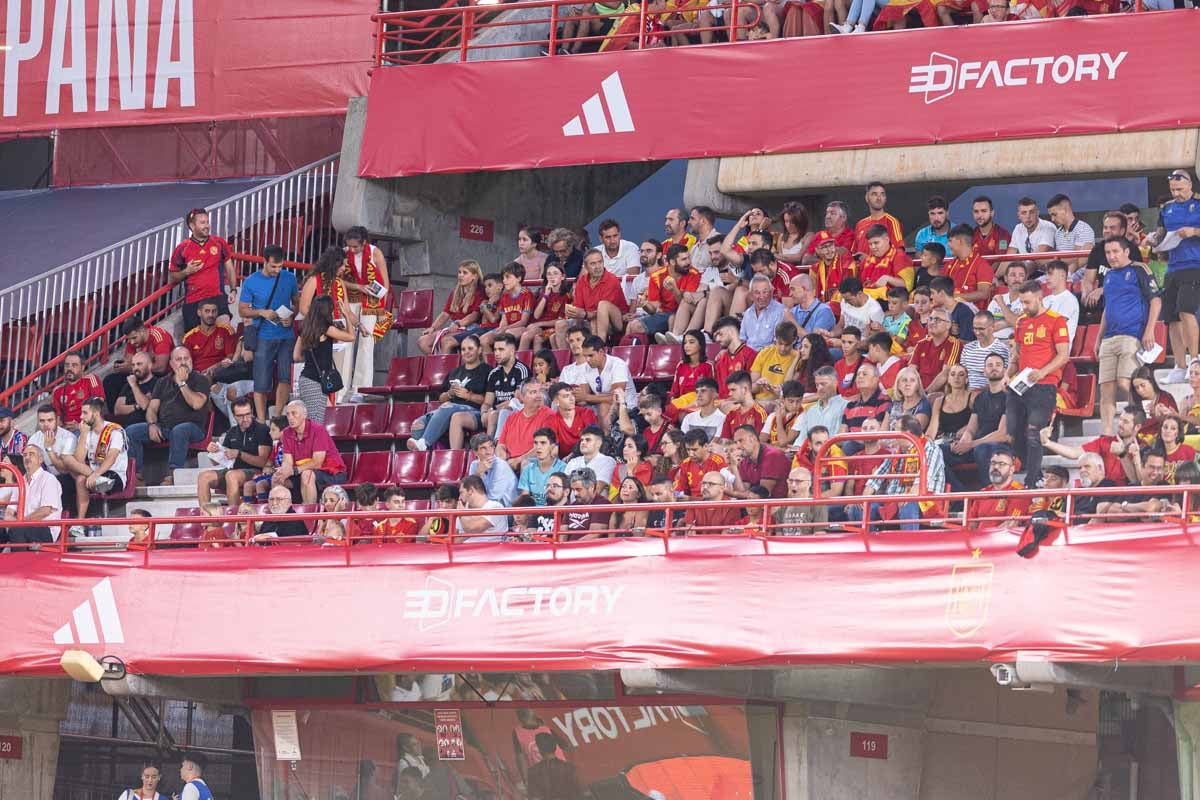 Búscate en la grada de Los Cármenes en el partido de &#039;la Roja&#039;