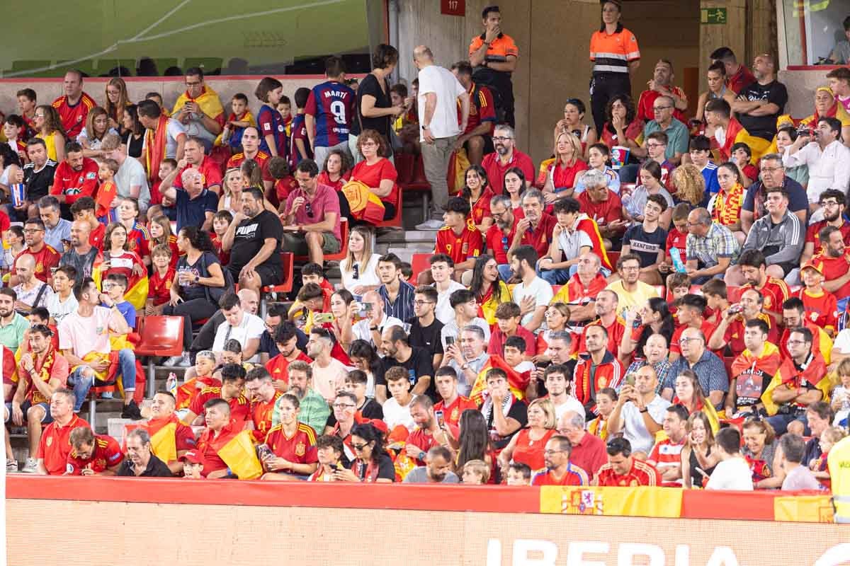 Búscate en la grada de Los Cármenes en el partido de &#039;la Roja&#039;