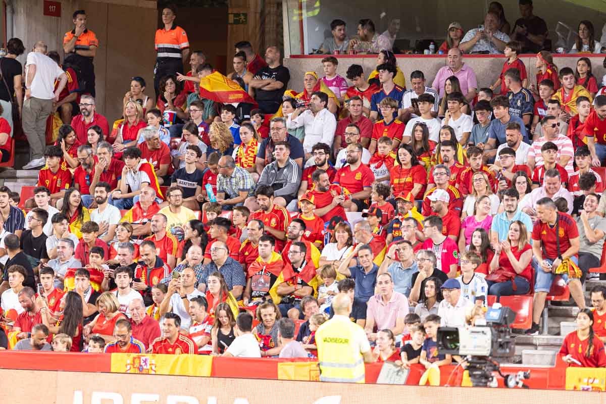 Búscate en la grada de Los Cármenes en el partido de &#039;la Roja&#039;