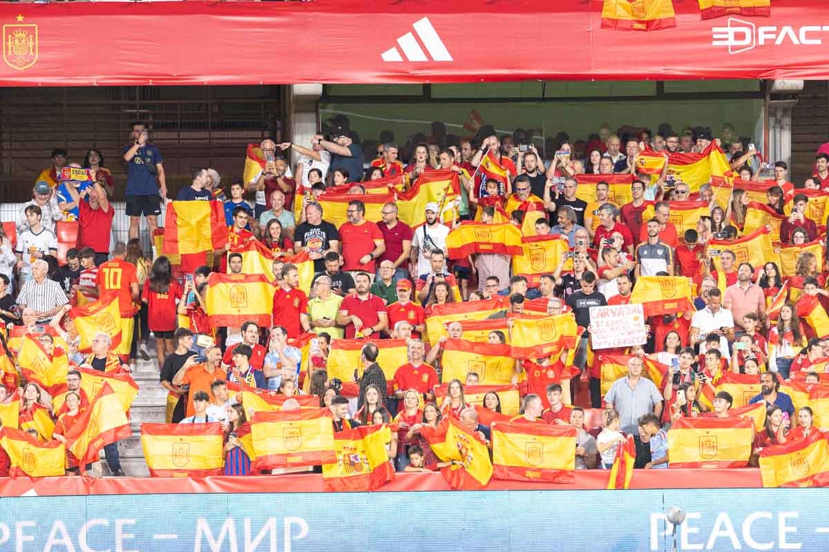 Búscate en la grada de Los Cármenes en el partido de &#039;la Roja&#039;