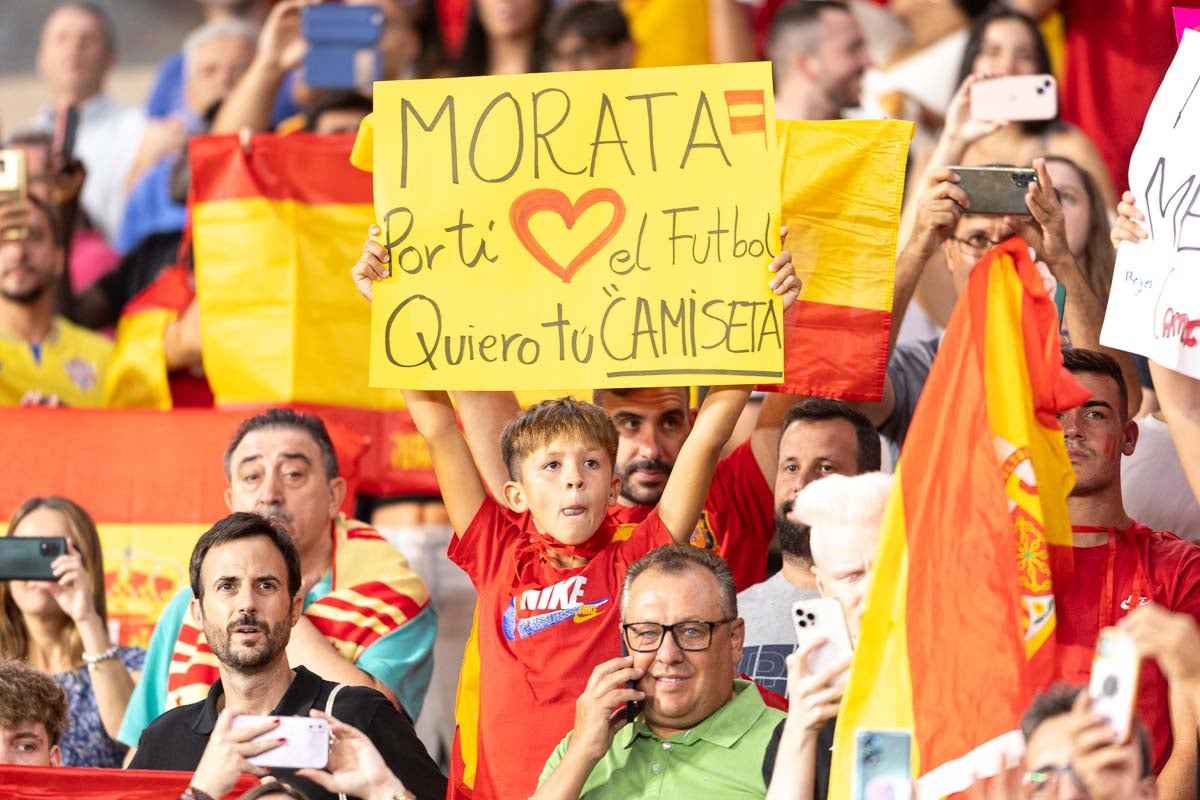 Búscate en la grada de Los Cármenes en el partido de &#039;la Roja&#039;