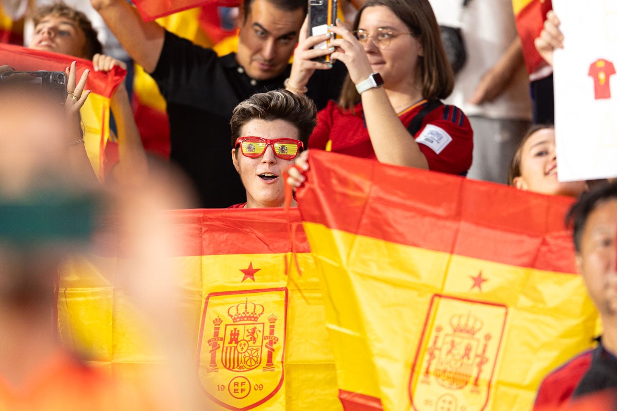 Búscate en la grada de Los Cármenes en el partido de &#039;la Roja&#039;