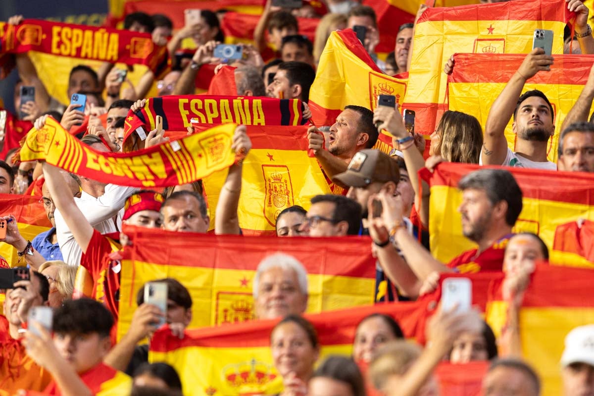 Búscate en la grada de Los Cármenes en el partido de &#039;la Roja&#039;