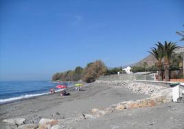 Estado actual de la playa de Castillo de Baños.
