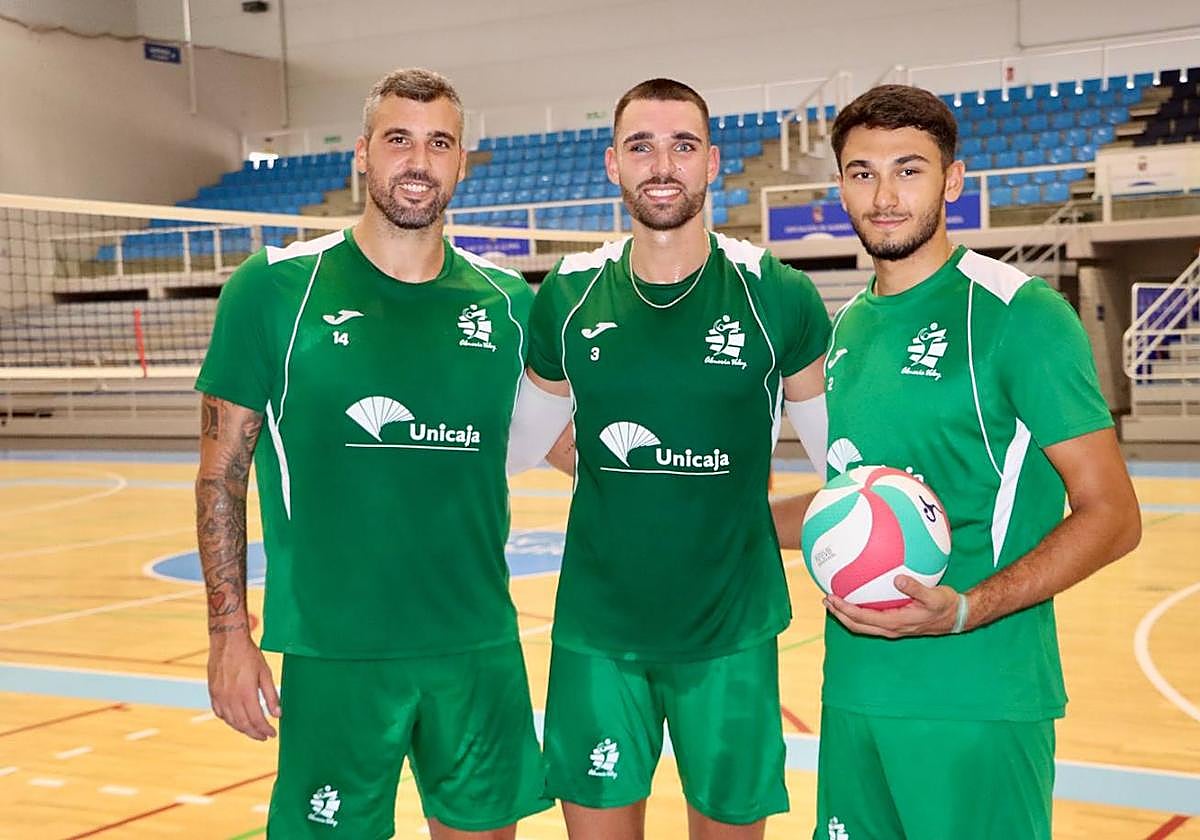 Borja Ruiz, Víctor Rodríguez y Álvaro Viera ya trabajan con Unicaja Costa de Almería.