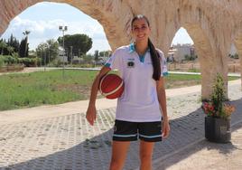 Belén Arrojo, en el parque del acueducto de Alcantarilla.