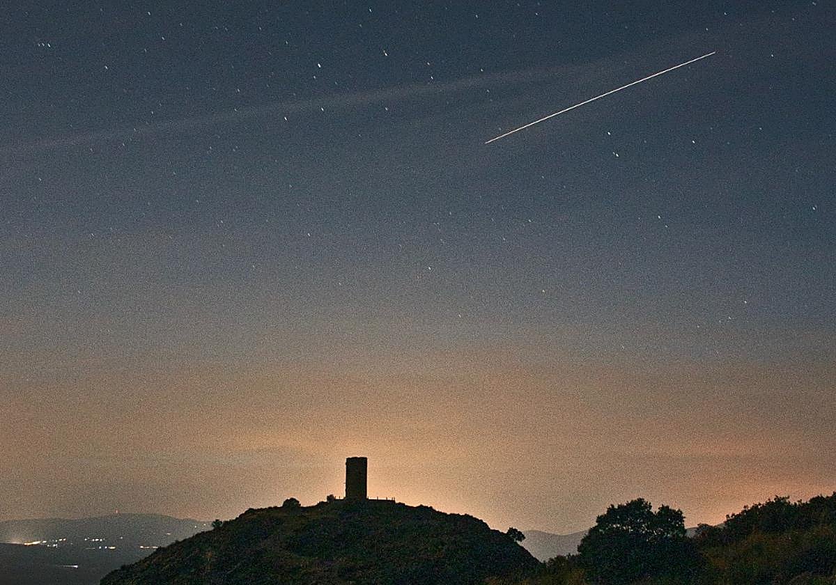Imagen de la Estación Espacial Internacional desde Granada.