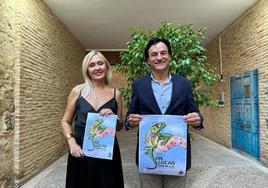 La concejala de Cultura, María Espejo, y el alcalde de Jaén, Agustín González, presentan la programación de feria.