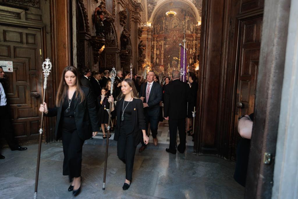 Las imágenes de la procesión de la Virgen de las Angustias