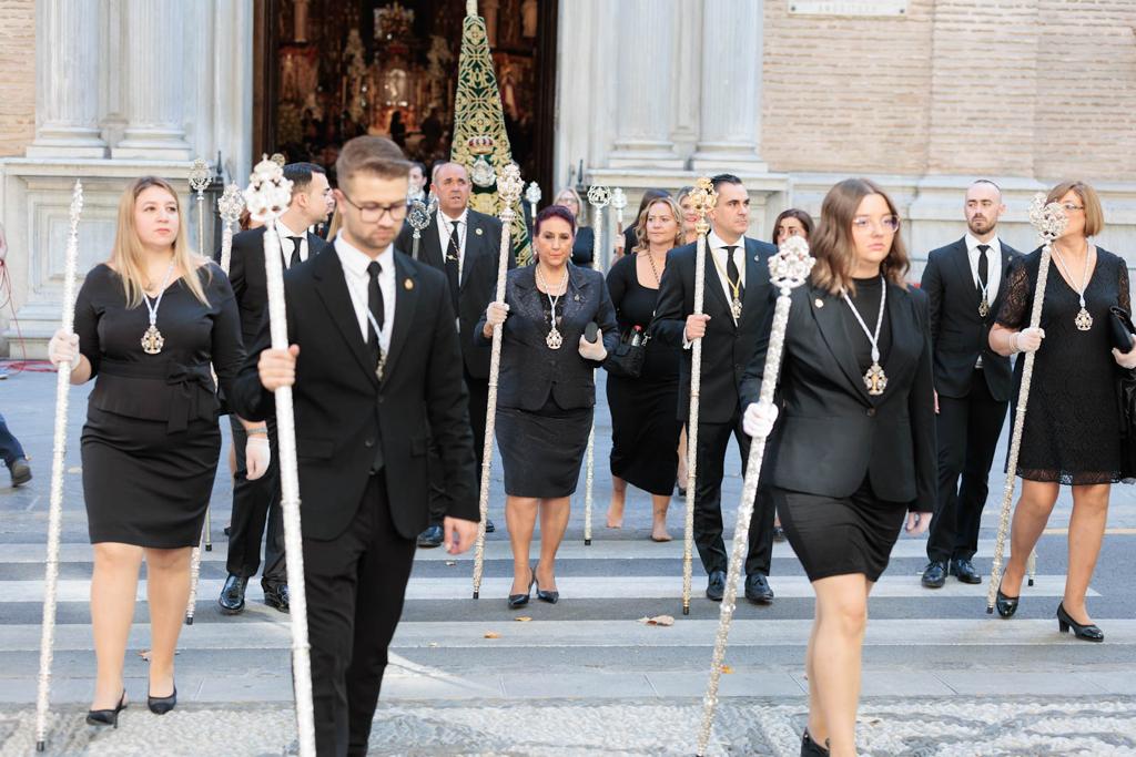 Las imágenes de la procesión de la Virgen de las Angustias