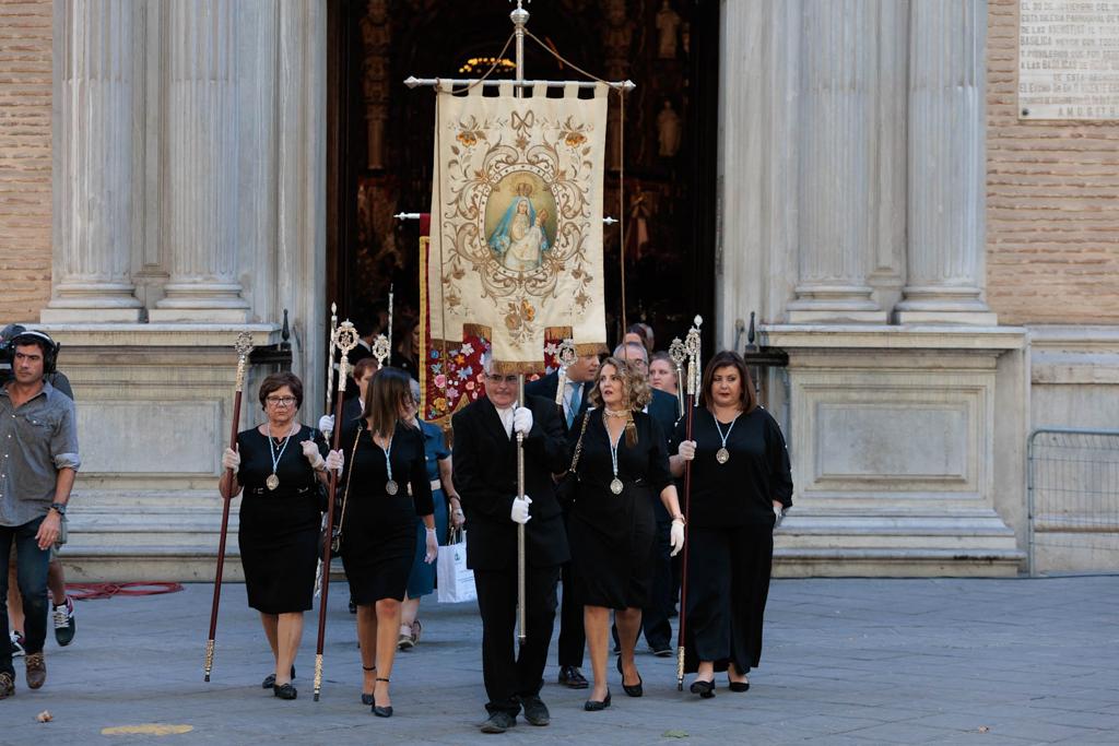 Las imágenes de la procesión de la Virgen de las Angustias