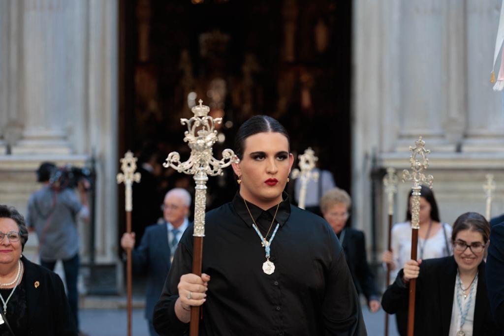 Las imágenes de la procesión de la Virgen de las Angustias