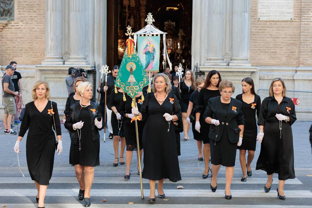 Las imágenes de la procesión de la Virgen de las Angustias
