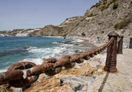 Playa del Muerto, en Almuñécar