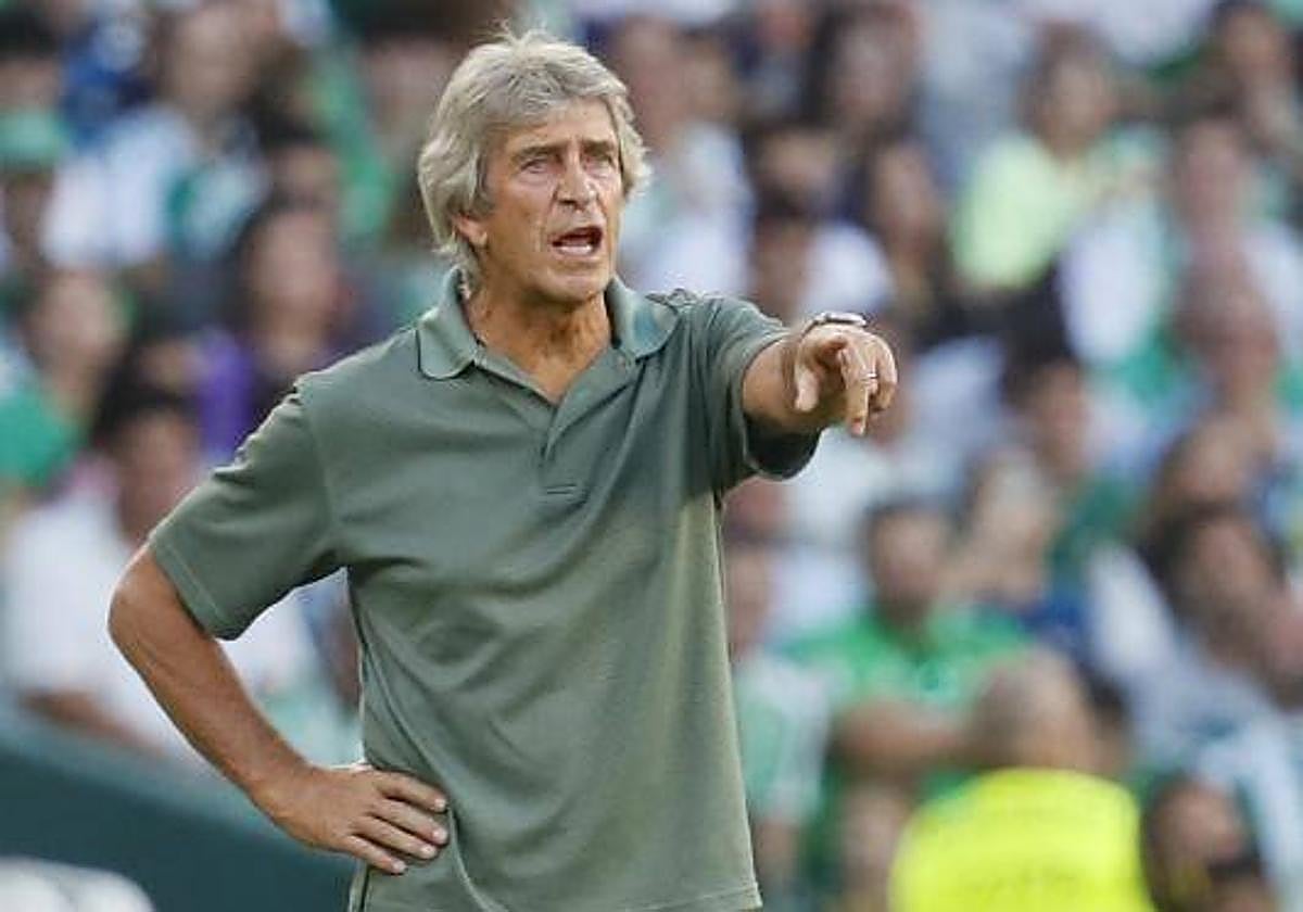 Manuel Pellegrini, durante el partido del Betis contra el Cádiz del pasado domingo.