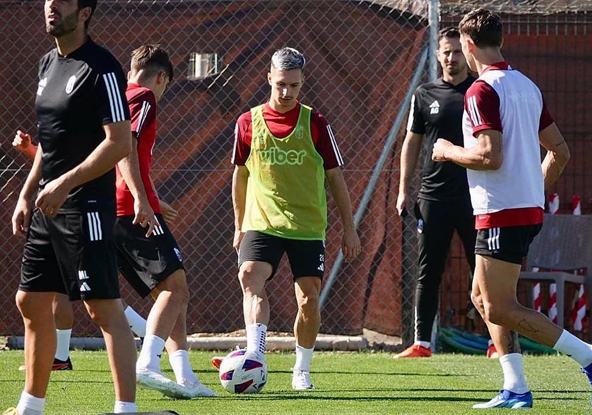 Bryan, en el arranque de la sesión.