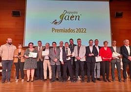 Autoridades y premiados el año pasado por la marca de calidad Degusta Jaén.