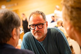 Abraham Lacalle durante el Aula de Cultura de IDEAL.