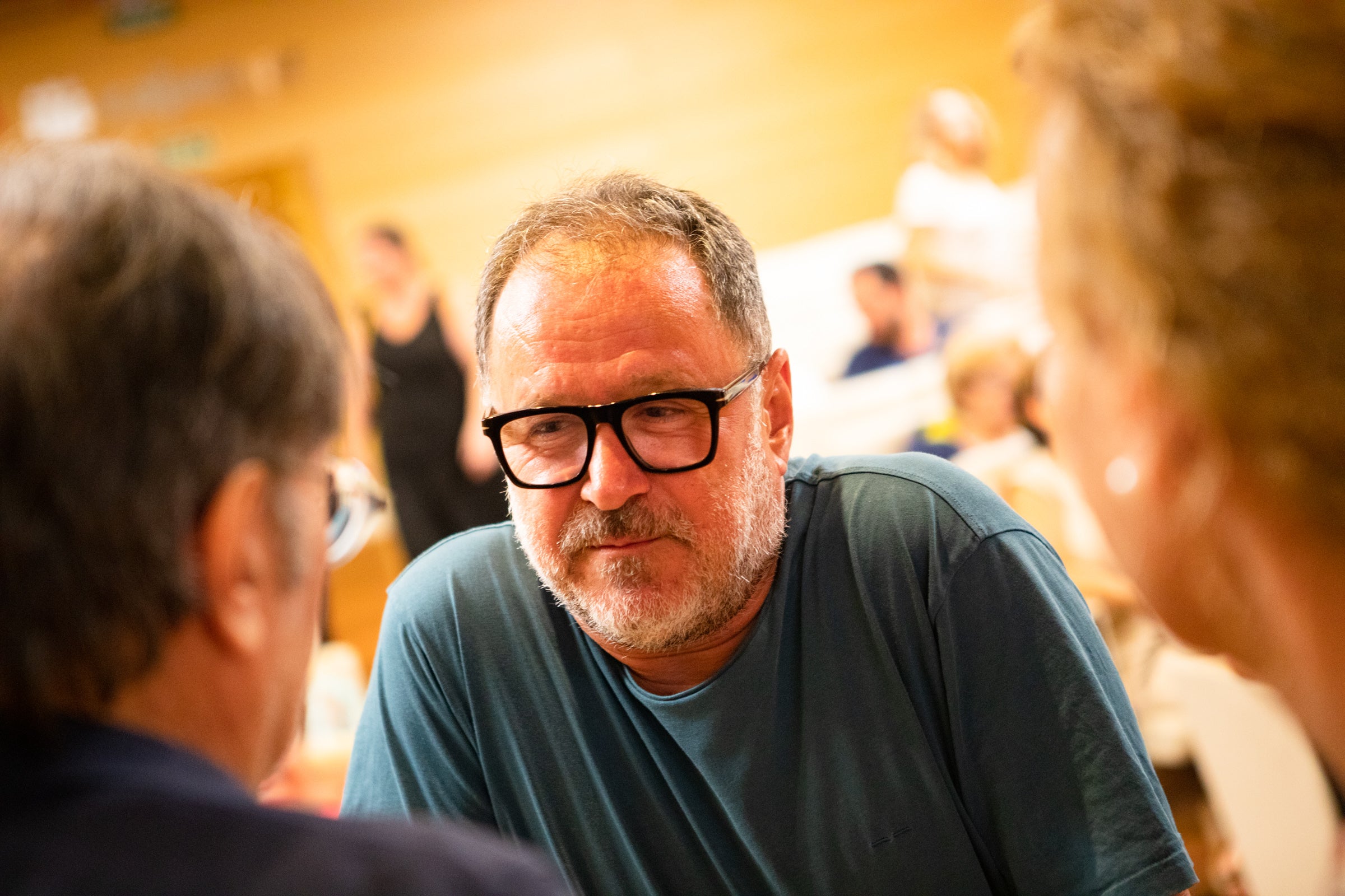 Abraham Lacalle durante el Aula de Cultura de IDEAL.