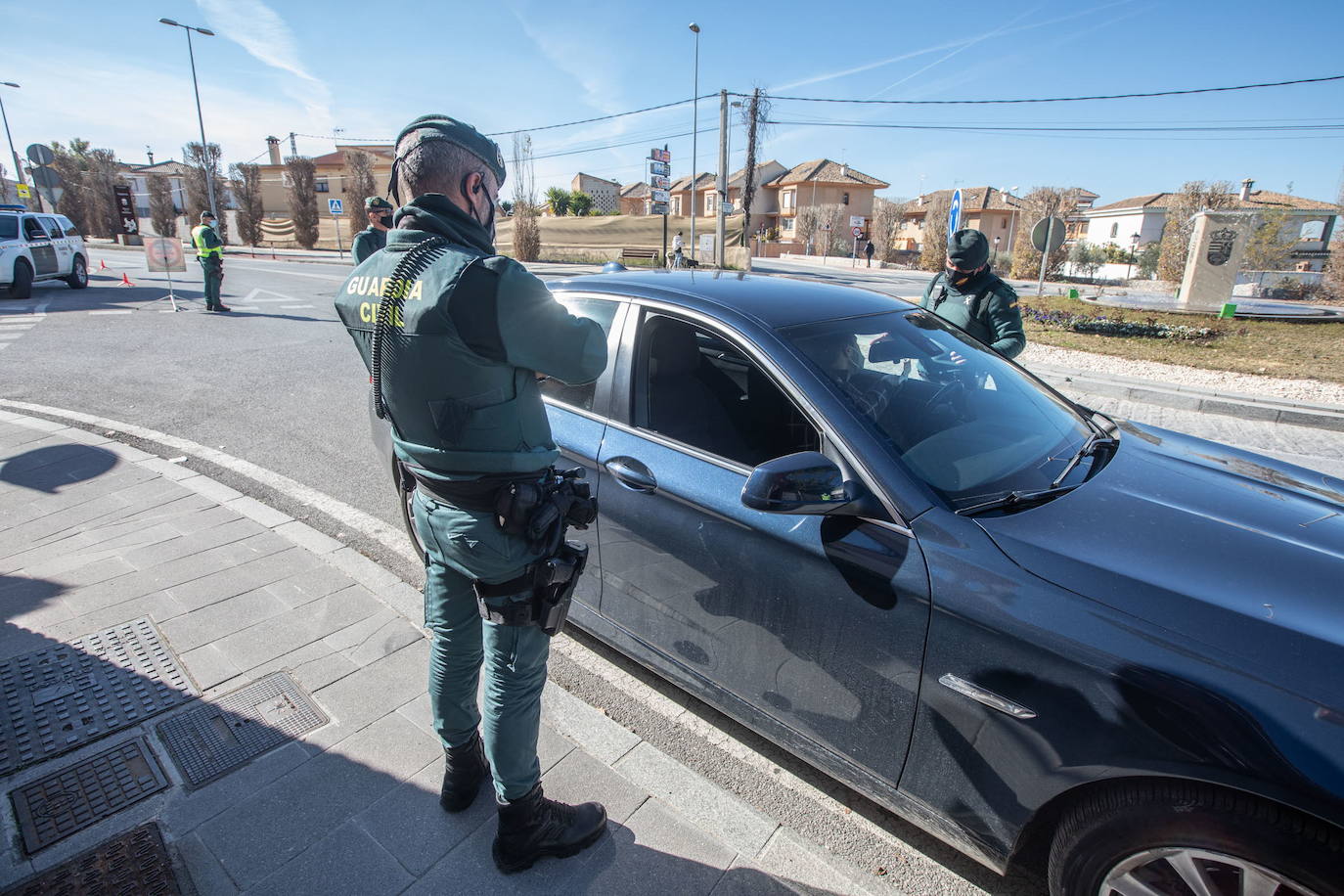 Imagen de archivo de un control de la Guardia Civil.