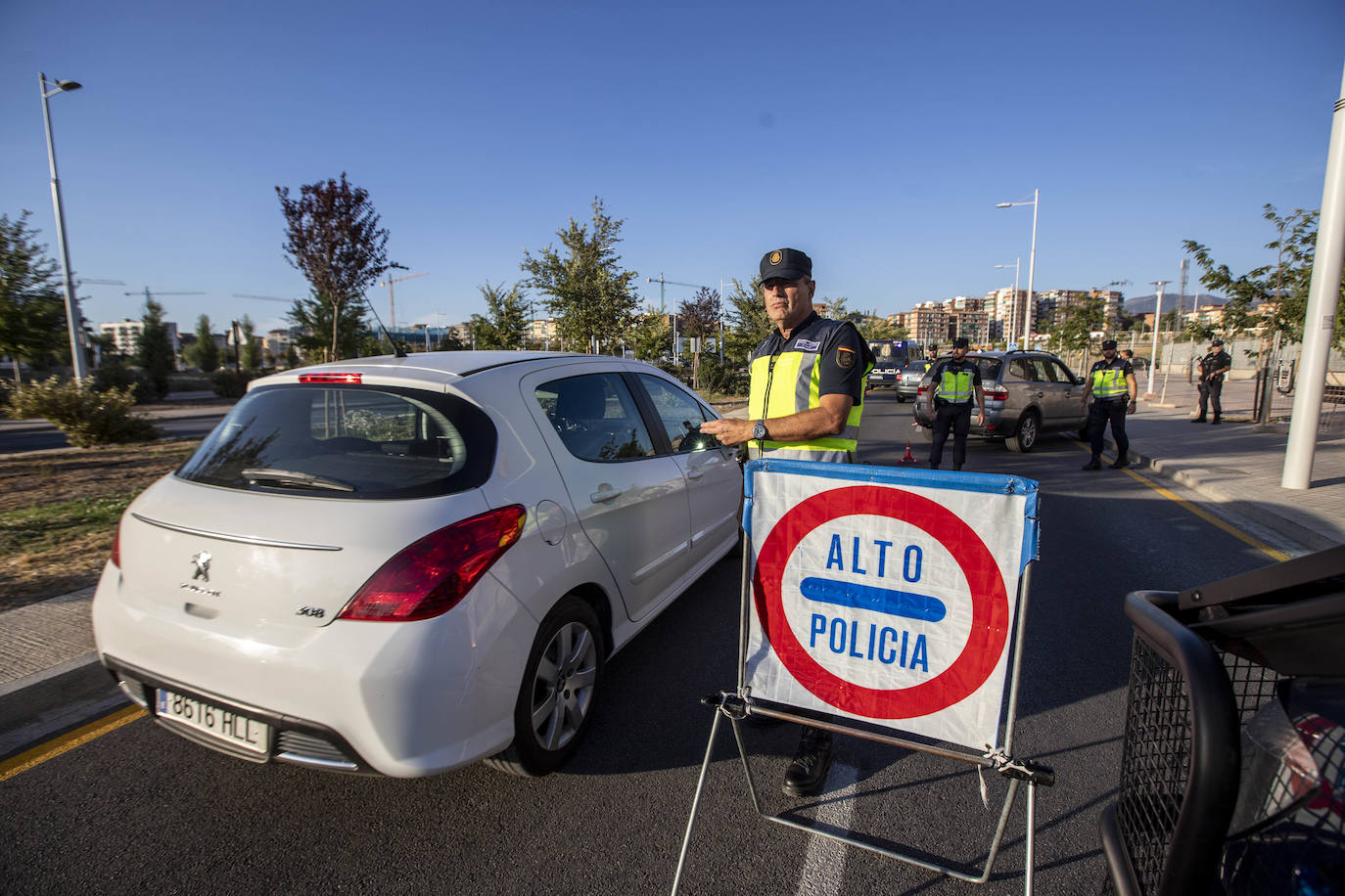 Las imágenes de los controles en los accesos a Granada por la cumbre europea