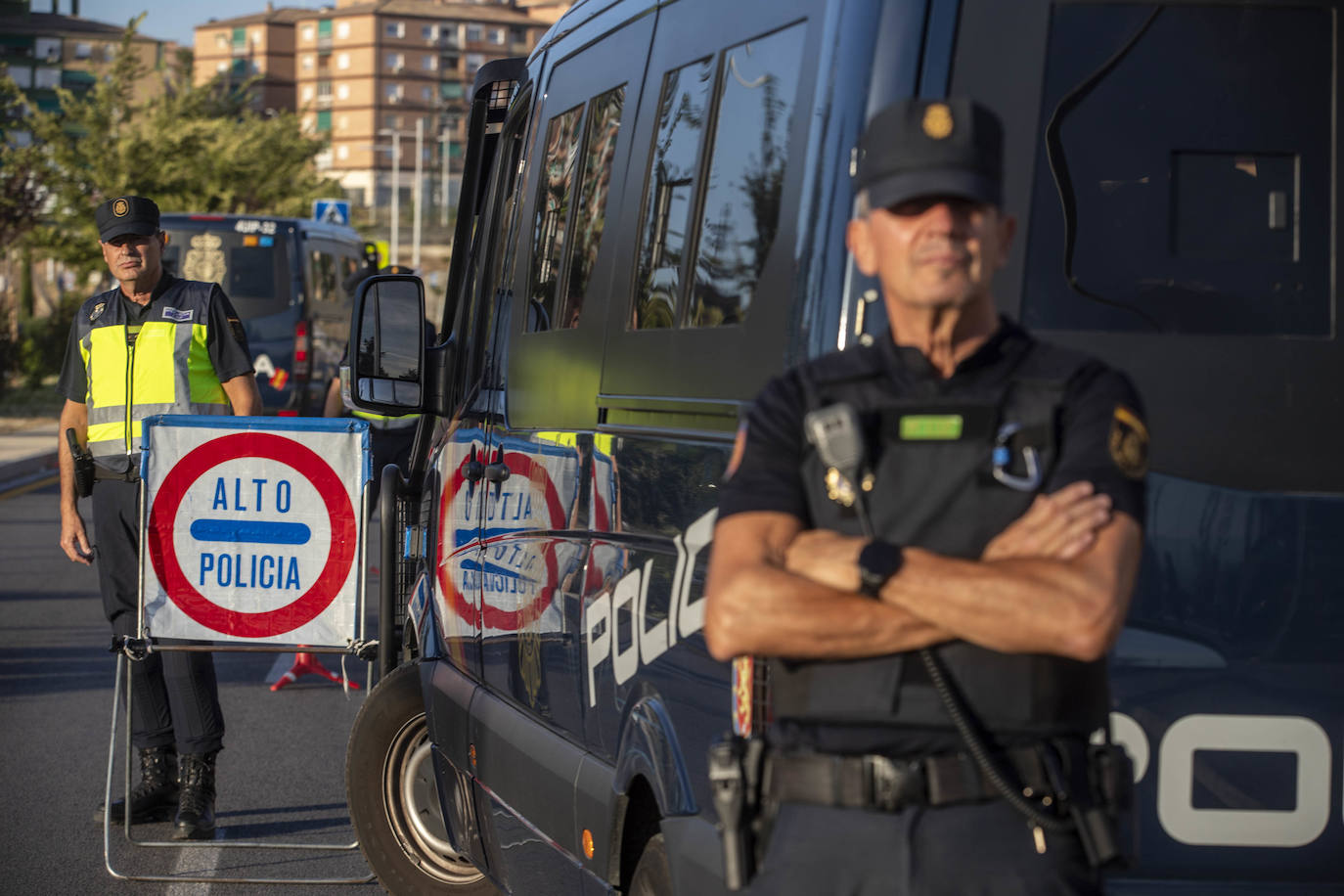 Las imágenes de los controles en los accesos a Granada por la cumbre europea