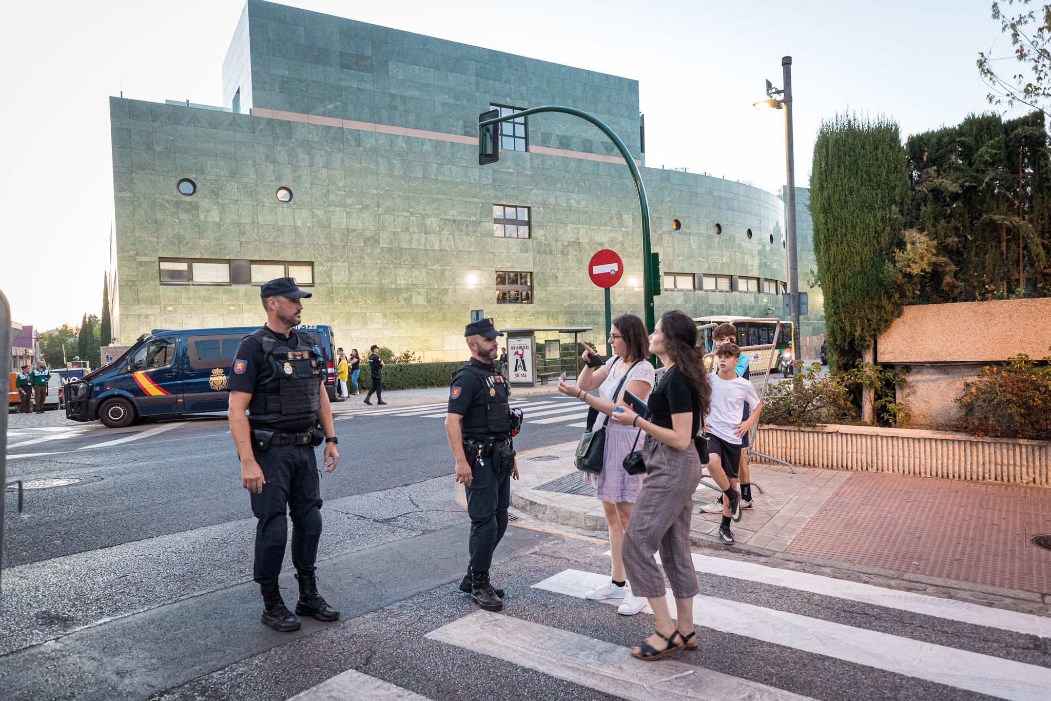 Las imágenes del Palacio de Congresos listo para acoger la cumbre europea