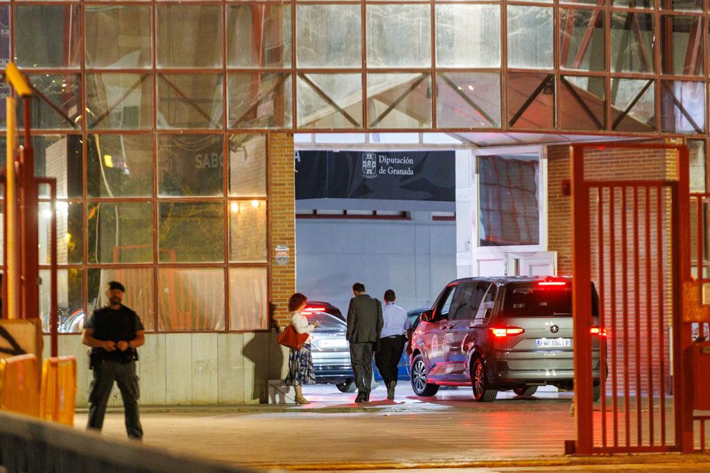 Las imágenes de Fermasa, convertido en el parking de las delegaciones en la cumbre europea