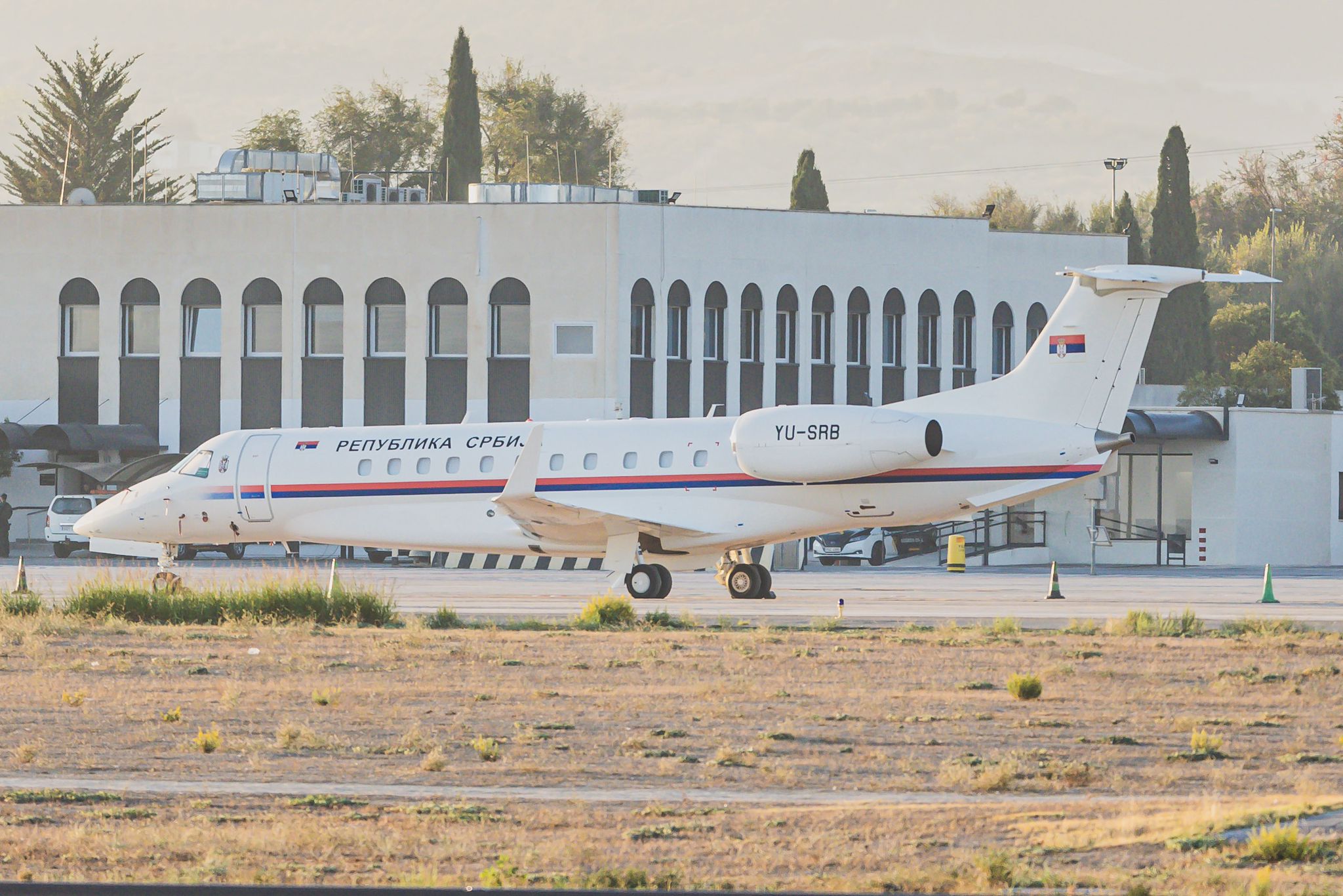Las imágenes de los aviones de las delegaciones europeas en un día histórico para el aeropuerto