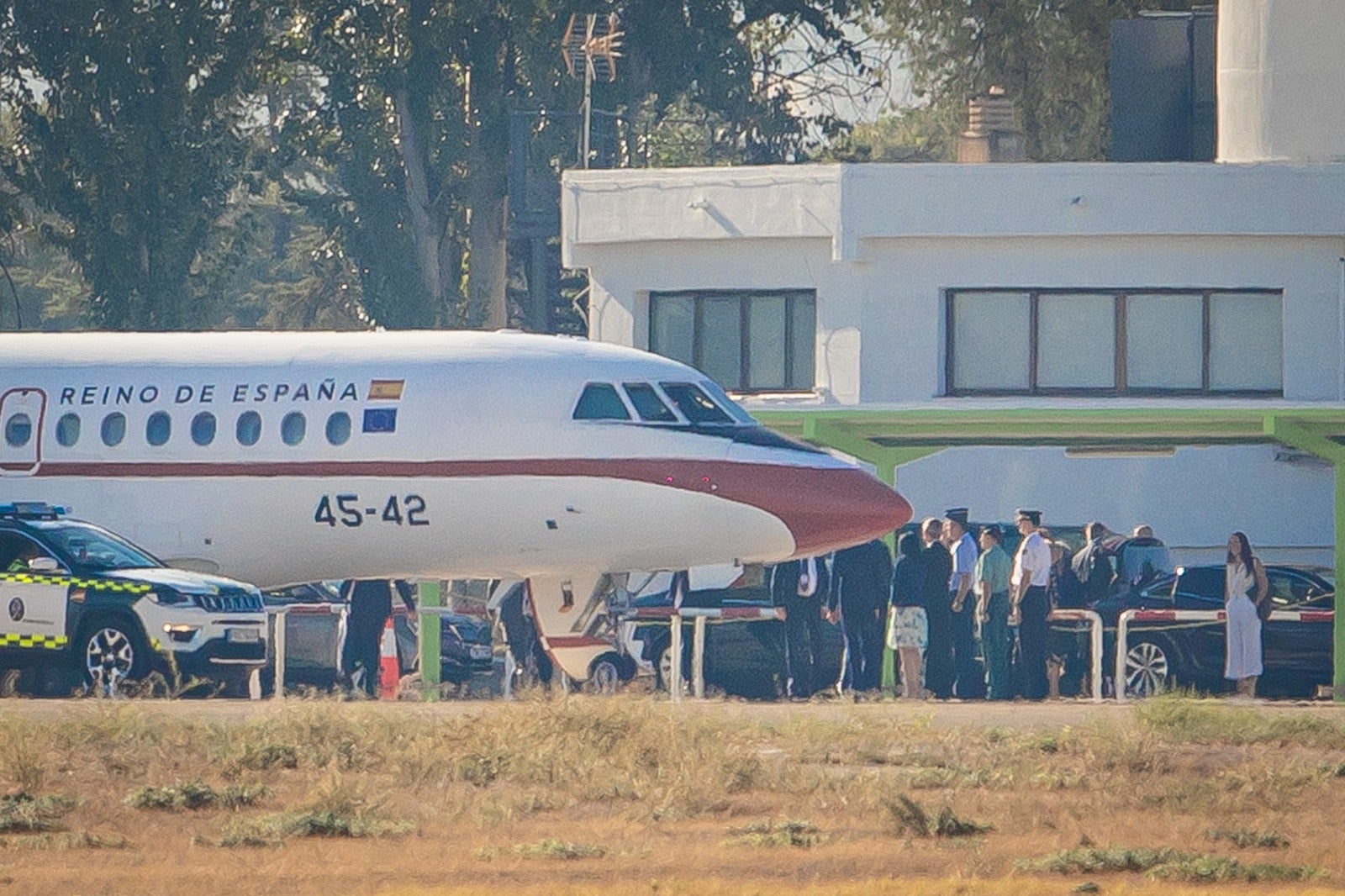Las imágenes de los aviones de las delegaciones europeas en un día histórico para el aeropuerto