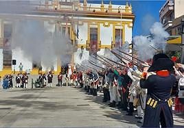 Salvas de ordenanza de los trabucos.