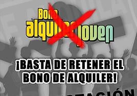 Protestas este lunes para exigir «eficacia» en la gestión del bono alquiler