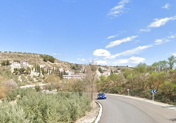 Carretera donde ha tenido lugar el accidente mortal en Granada.