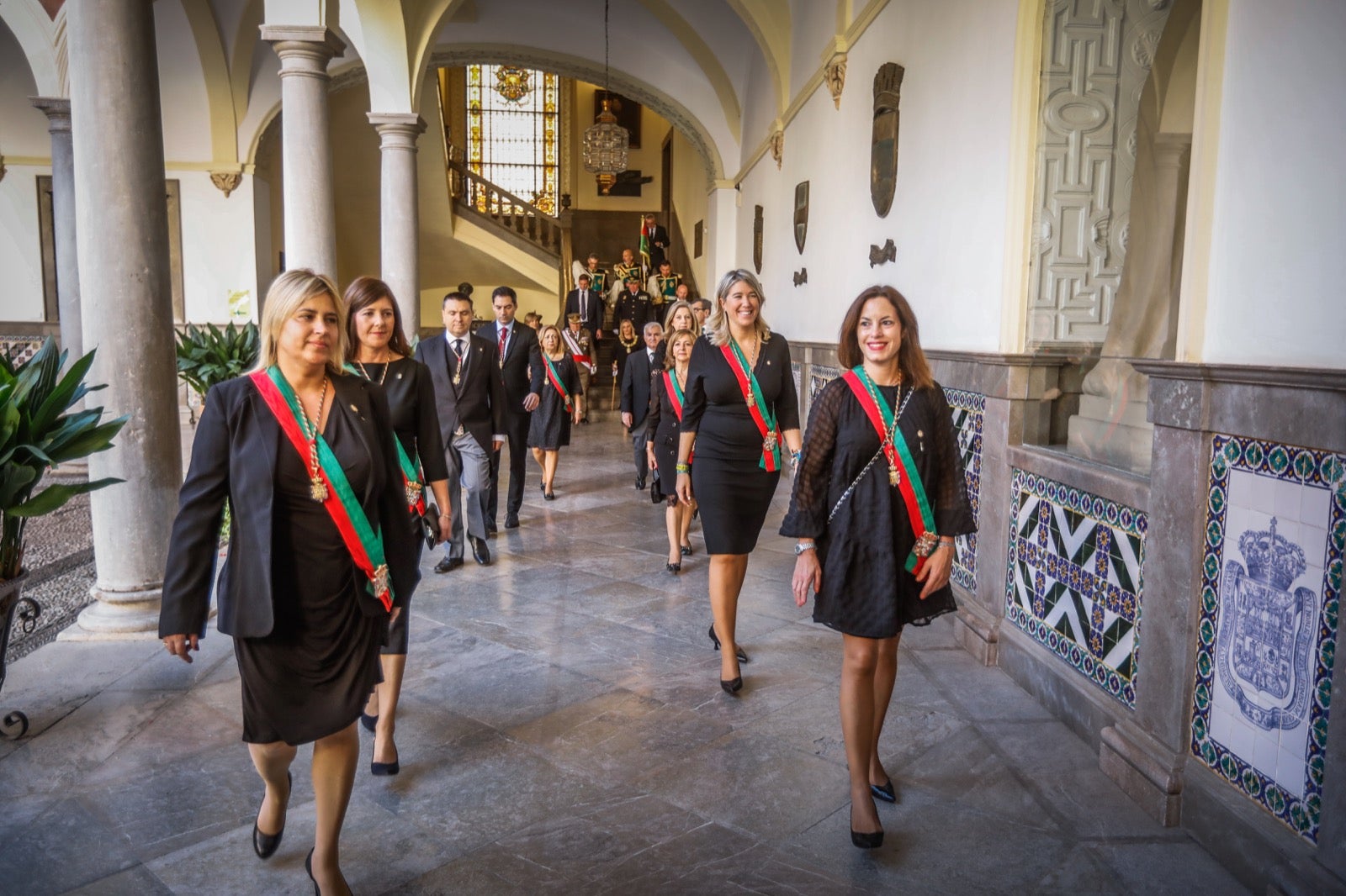 Las imágenes de los actos del 12 de octubre en Granada