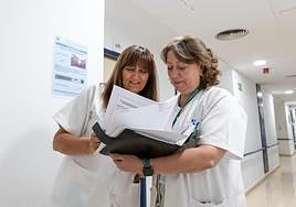 Enfermeras gestoras de casos del Hospital Universitario de Jaén.