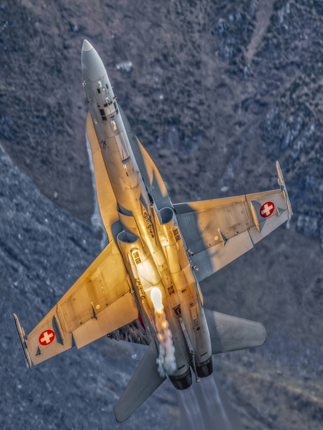 F18 del ejército suizo.