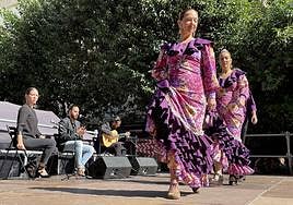 Exhibición de la escuela de arte flamenco El Tabanco, en Roldán y Marín.