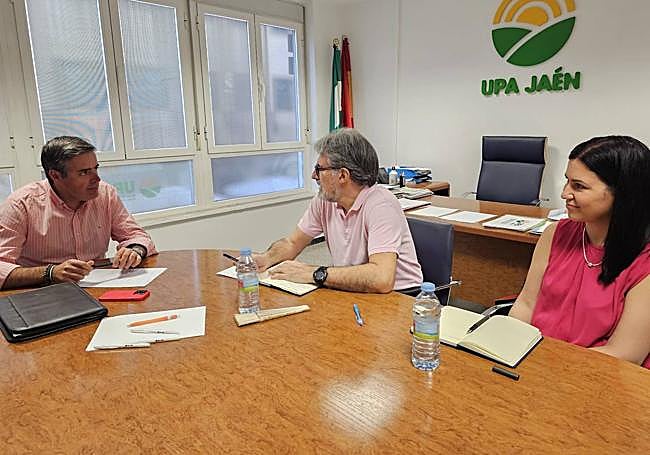 Cristóbal Cano, Alberto del Real y Manuela Ortega.