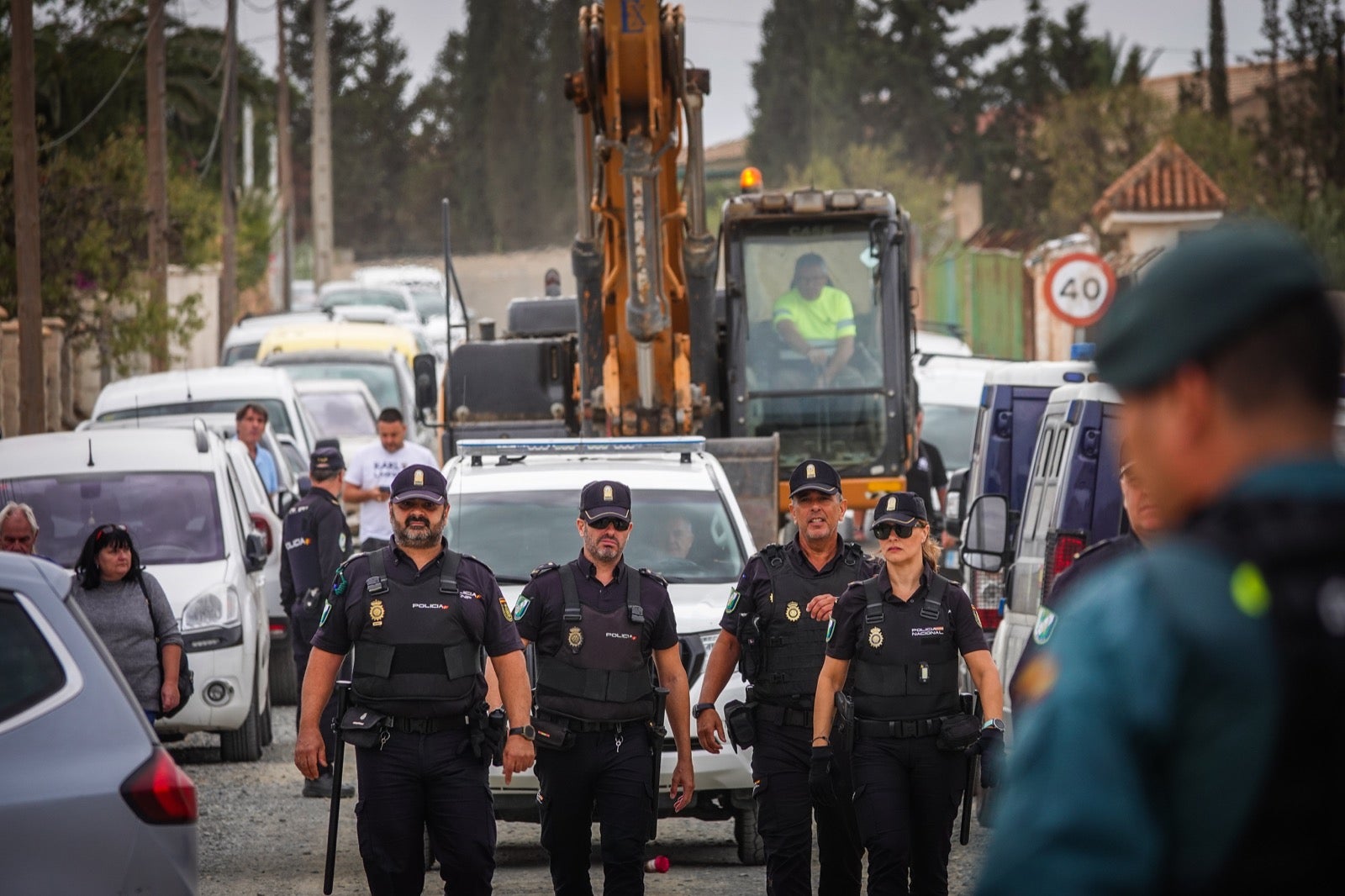 El derribo de la casa de Moraleda, en imágenes