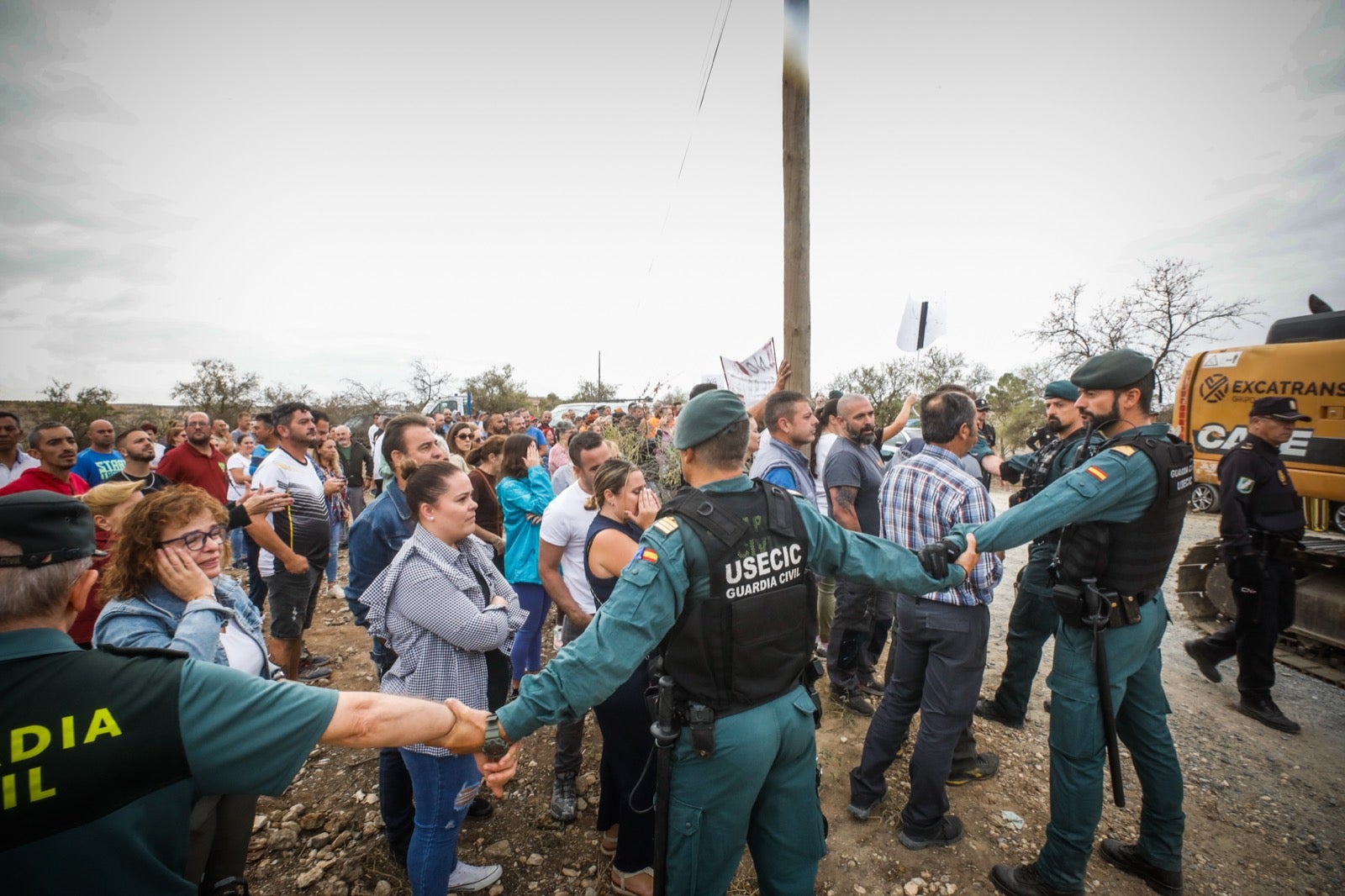 El derribo de la casa de Moraleda, en imágenes