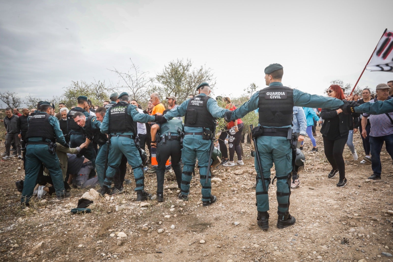El derribo de la casa de Moraleda, en imágenes
