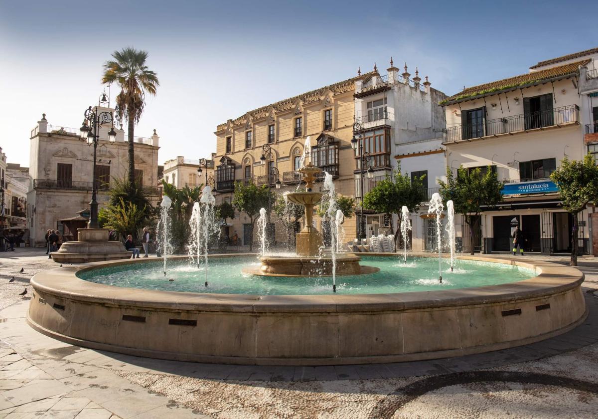 La Plaza del Cabildo de Sanlúcar de Barrameda, en Cádiz.