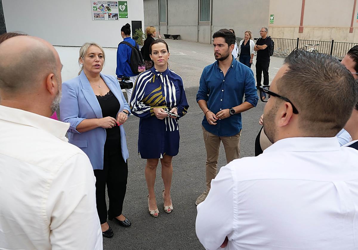 La alcaldesa de Las Gabias, Meri Sádaba, este martes.