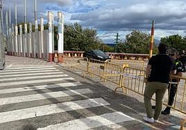 La Policía Local avisaba de que no se podía acceder al recinto ferial.