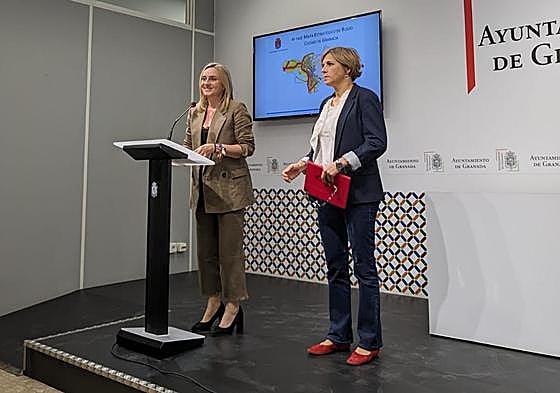 Presentación del mapa de ruidos en el Ayuntamiento de Granada.