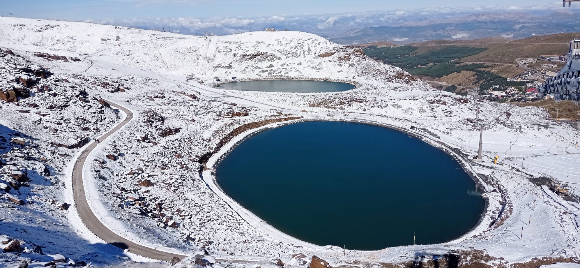 Las espectaculares imágenes de Sierra Nevada blanca