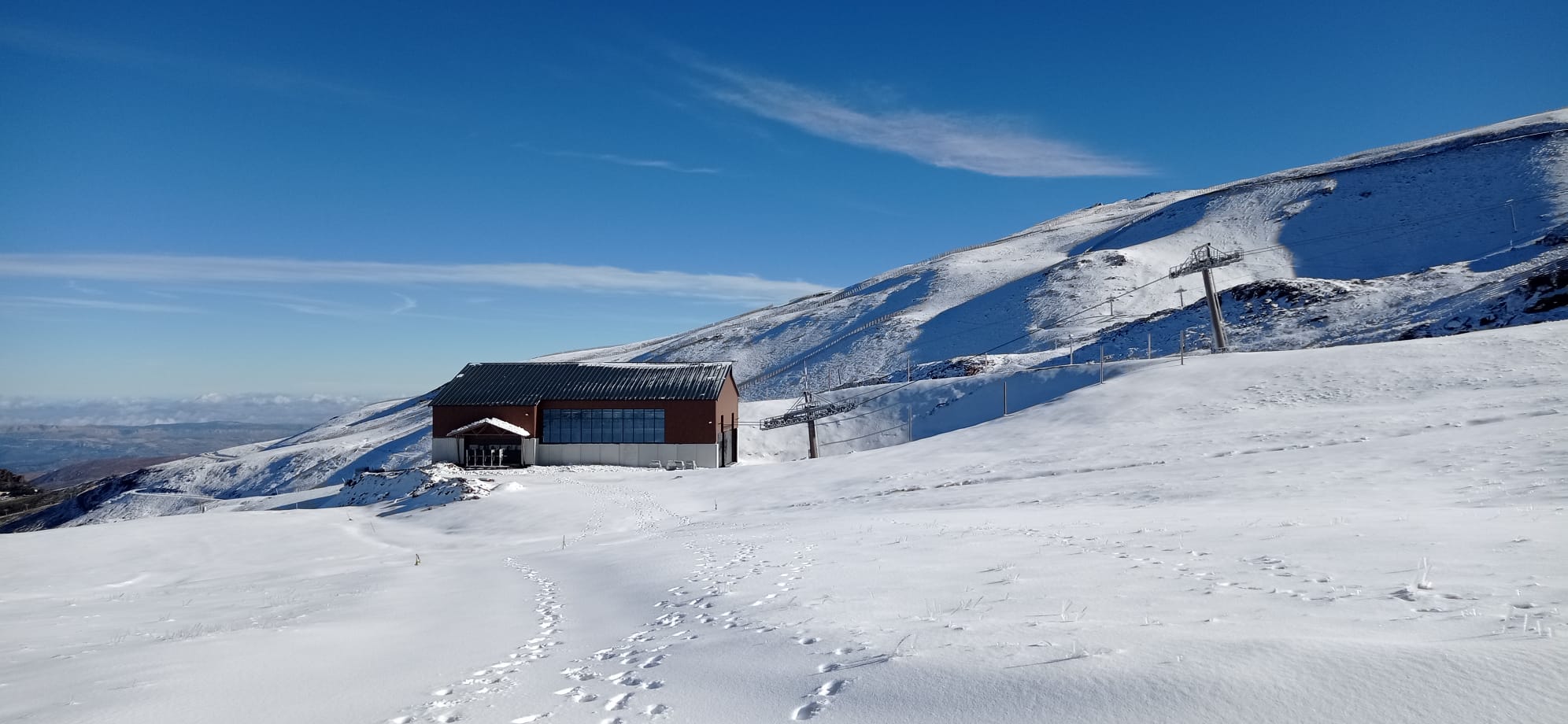 Las espectaculares imágenes de Sierra Nevada blanca